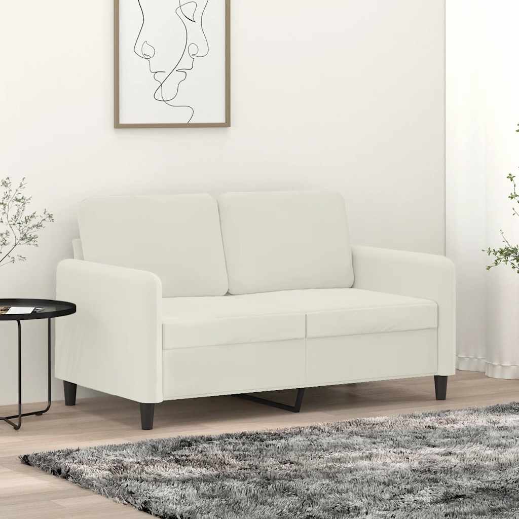 Dvosjed krem 120 cm baršunasti