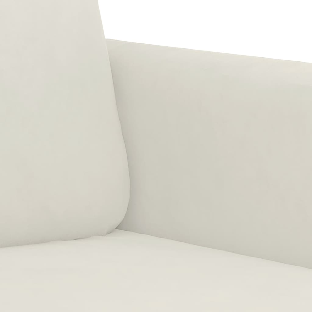 Dvosjed krem 140 cm baršunasti