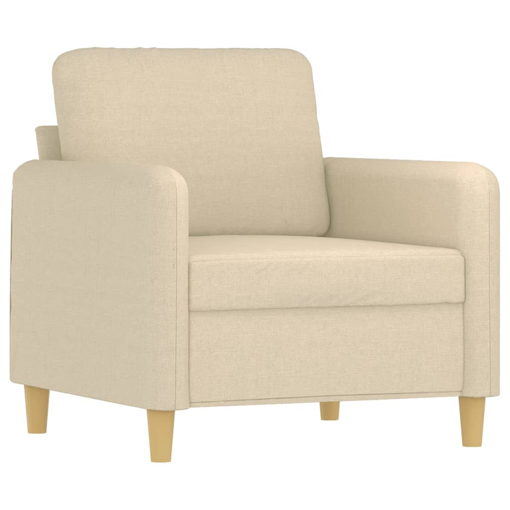 Fotelja krem 60 cm Tkanina