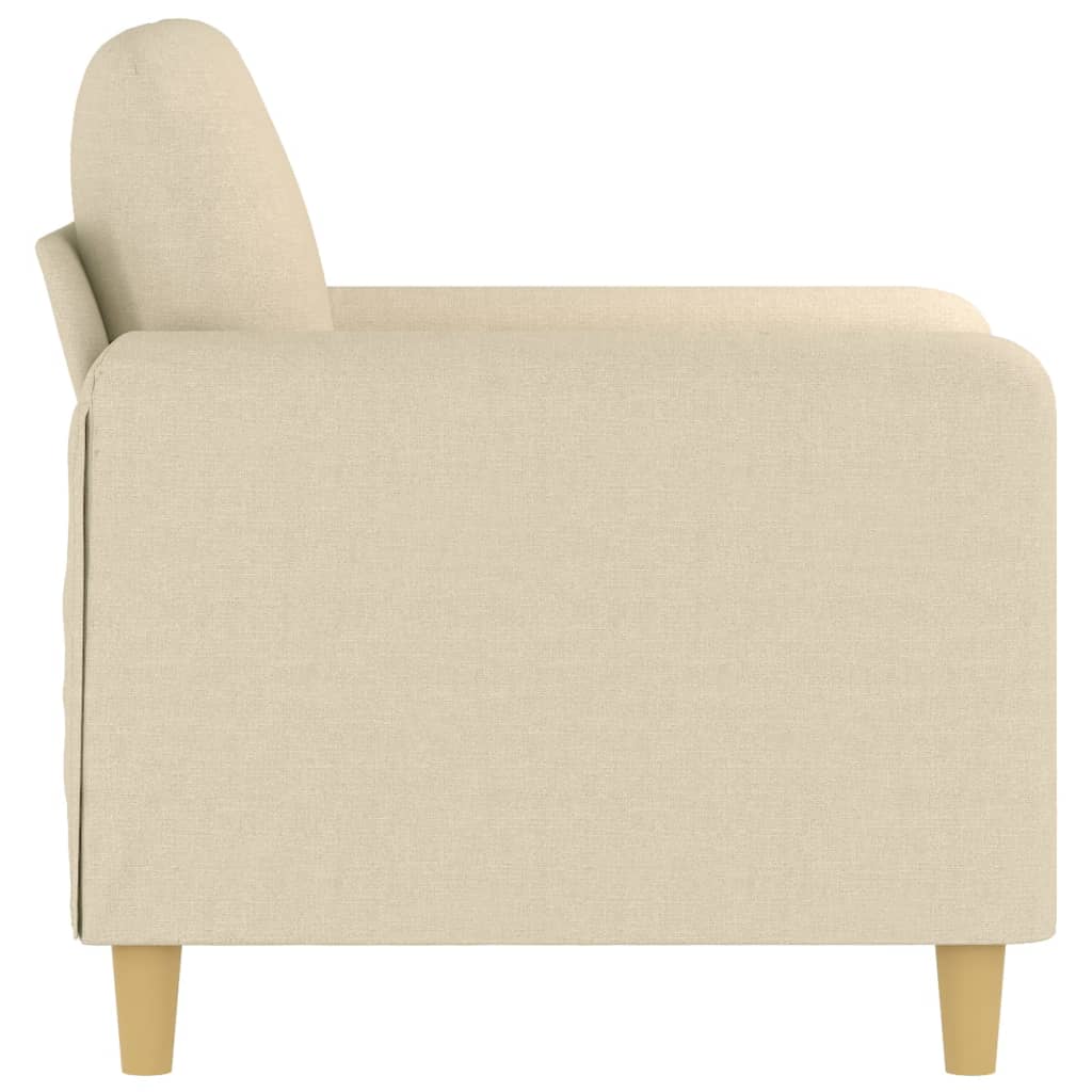 Fotelja krem 60 cm Tkanina