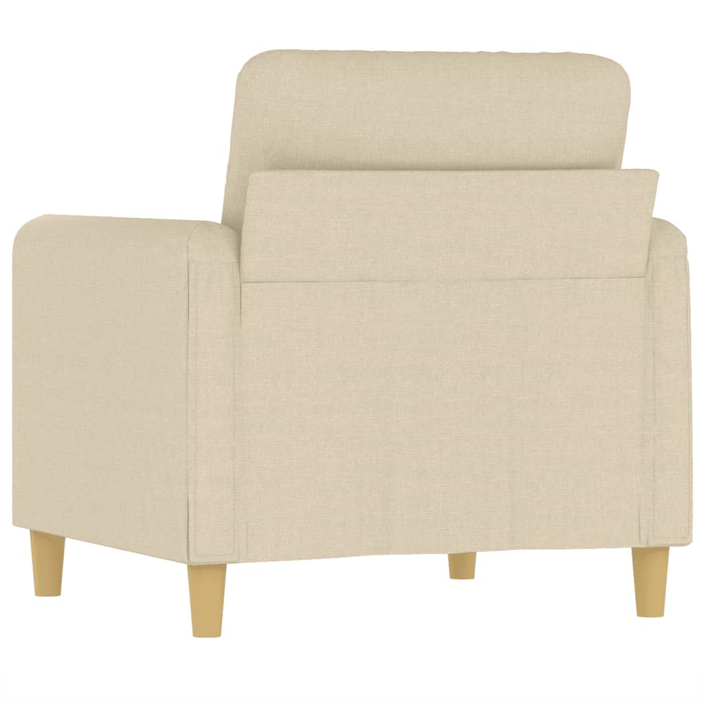 Fotelja krem 60 cm Tkanina
