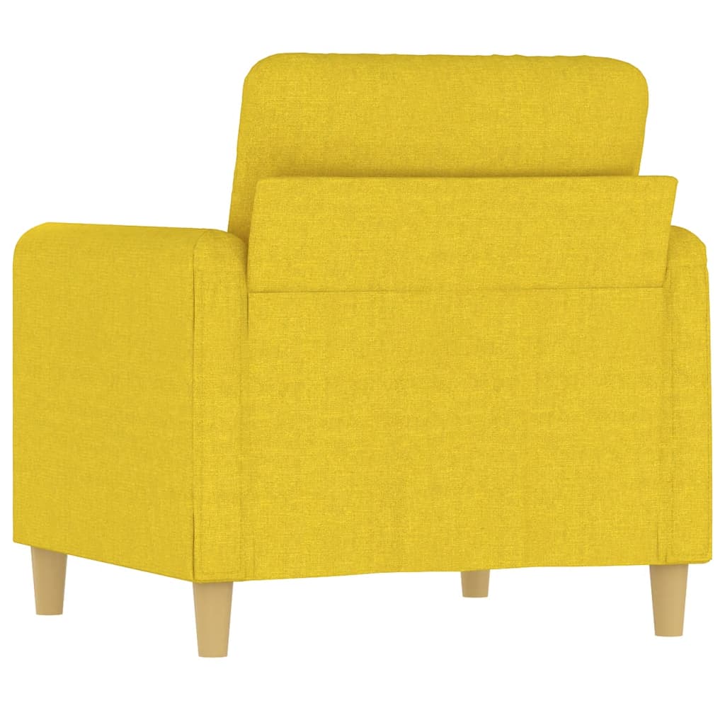 Fotelja Svjetložuta 60 cm od tkanine