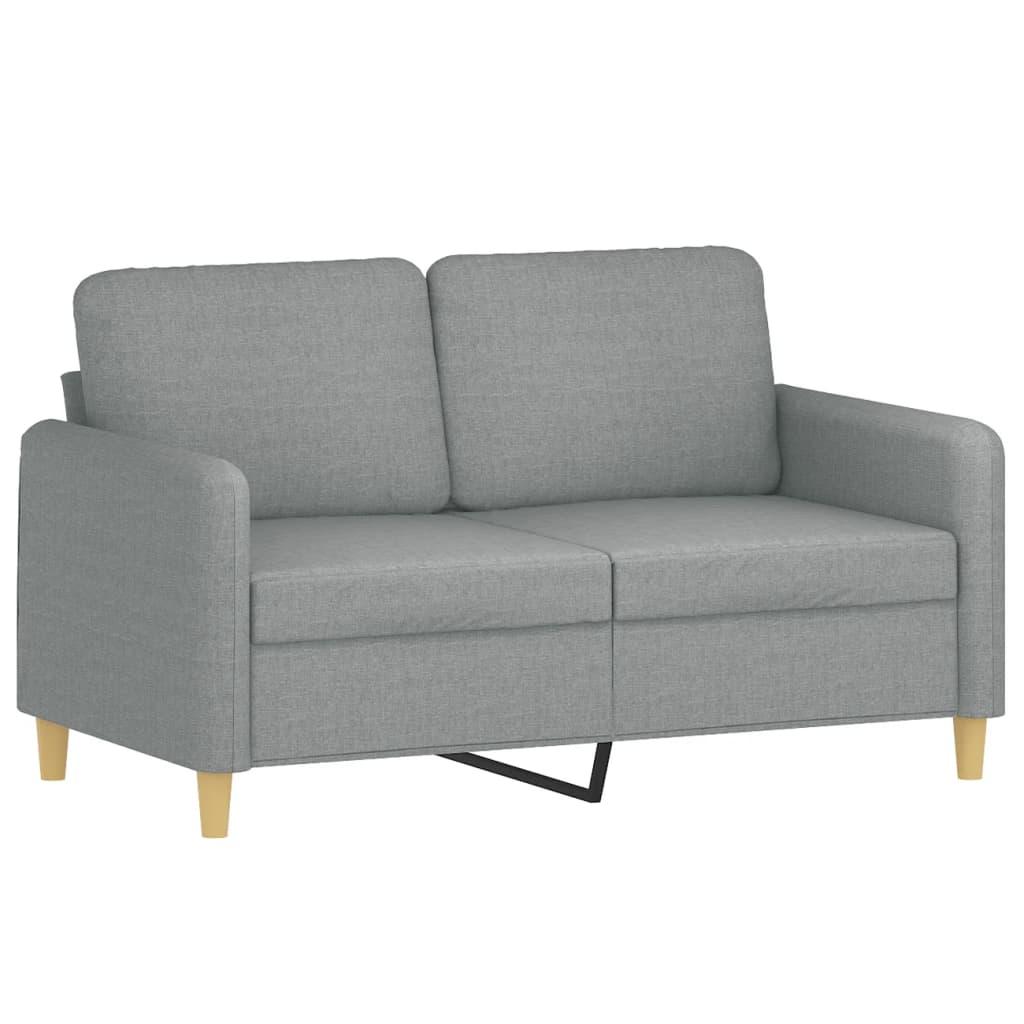 Dvosjed od tkanine svjetlosivi 120 cm