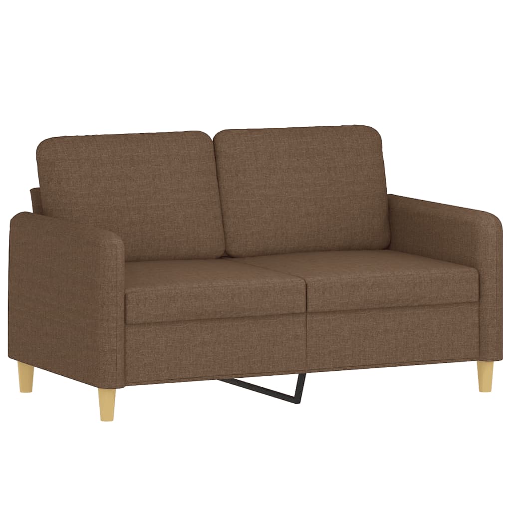 Dvosjed od tkanine smeđi 120 cm