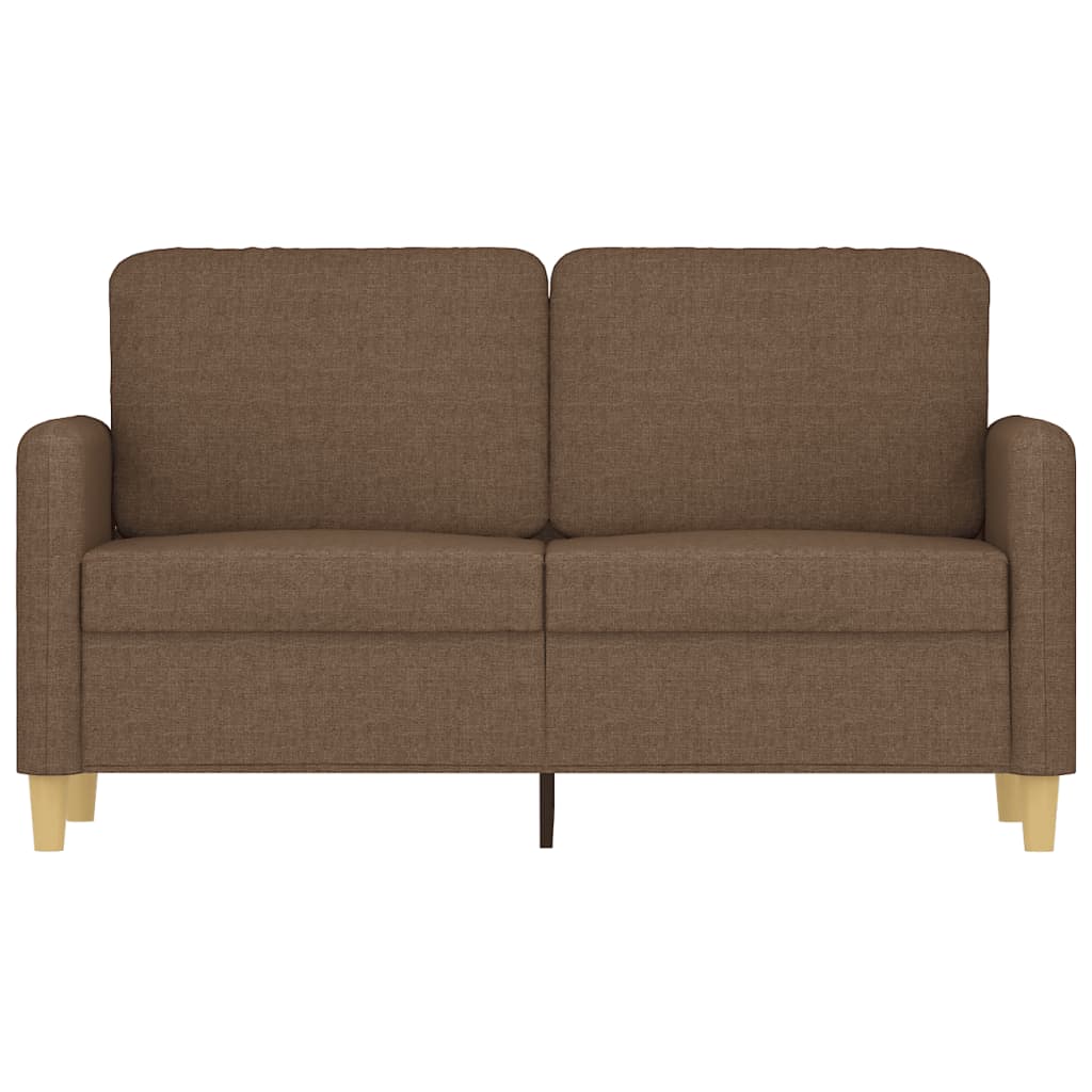 Dvosjed od tkanine smeđi 120 cm