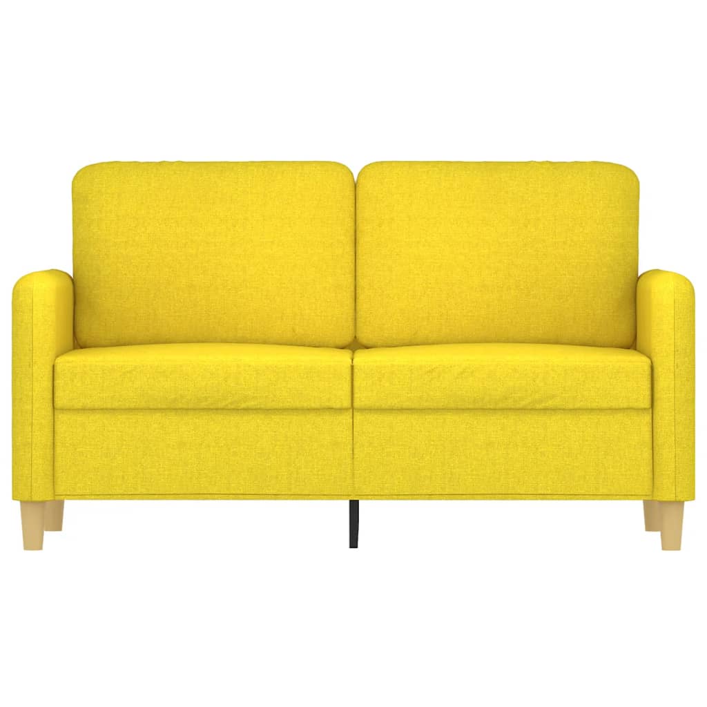 Dvosjed od tkanine svjetložuti 120 cm