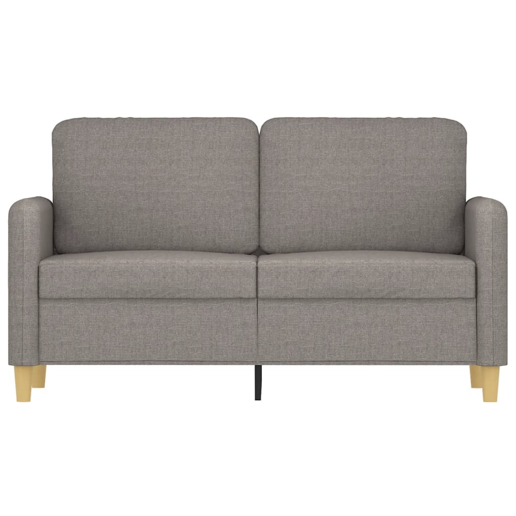 Dvosjed od tkanine smeđesivi 120 cm
