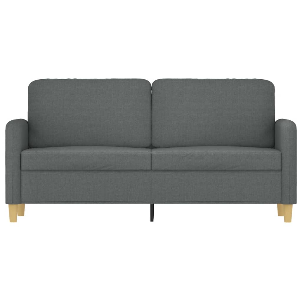 Dvosjed od tkanine tamnosivi 140 cm