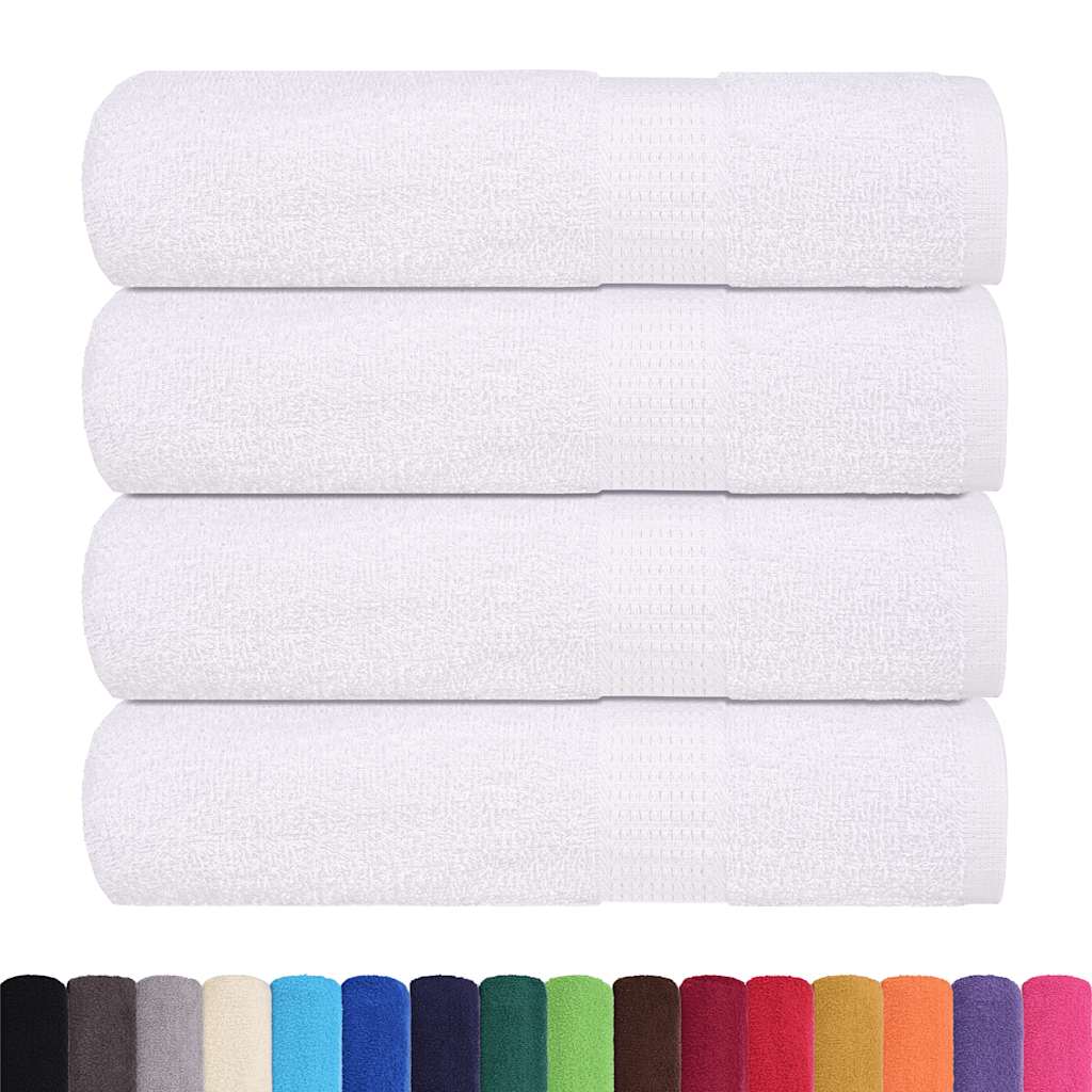 Ručnici za tuširanje FROGN 4 kom bijeli 70x140 cm 360 g/m²