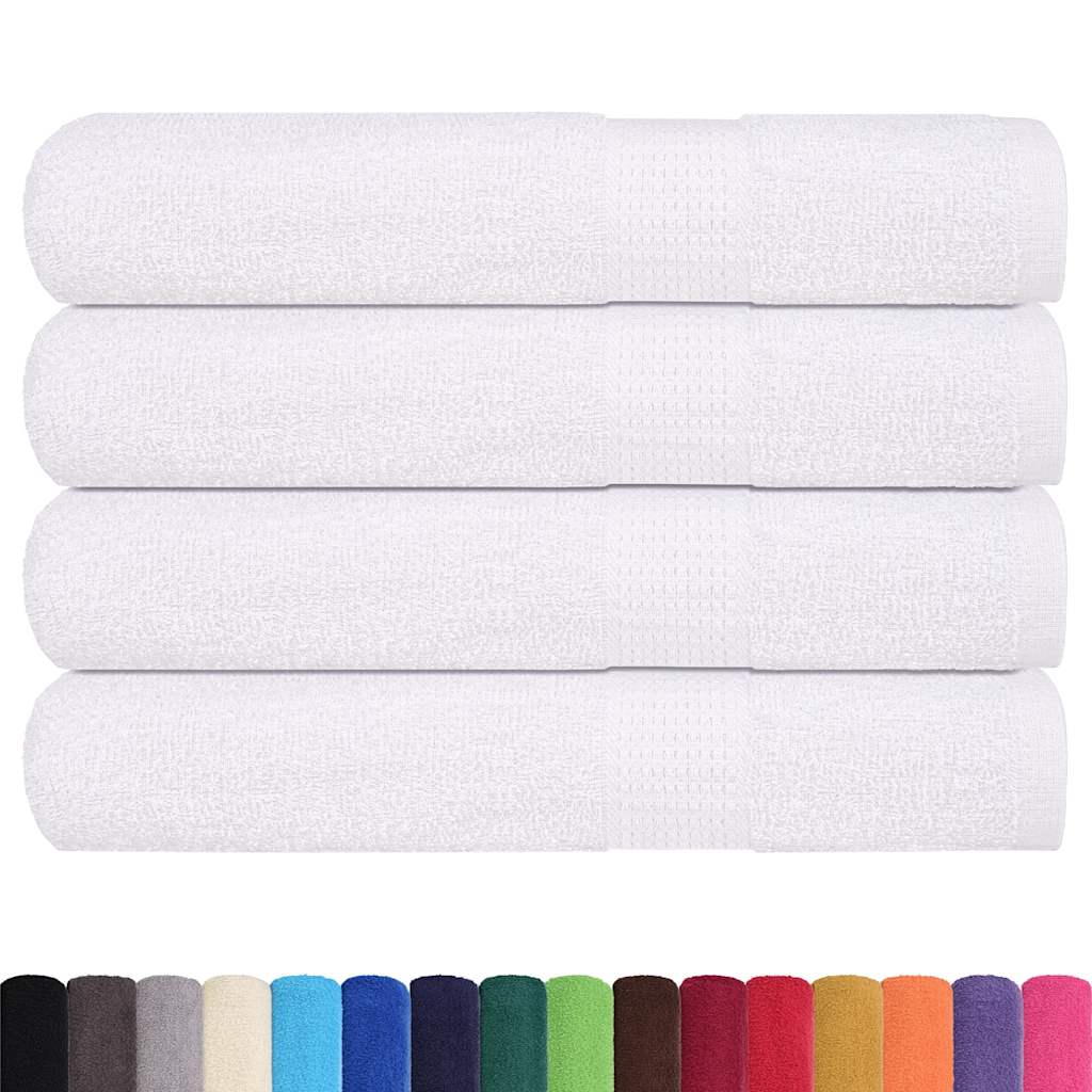 Ručnici za saunu FROGN 4 kom bijeli 80x200 cm 360 g/m²