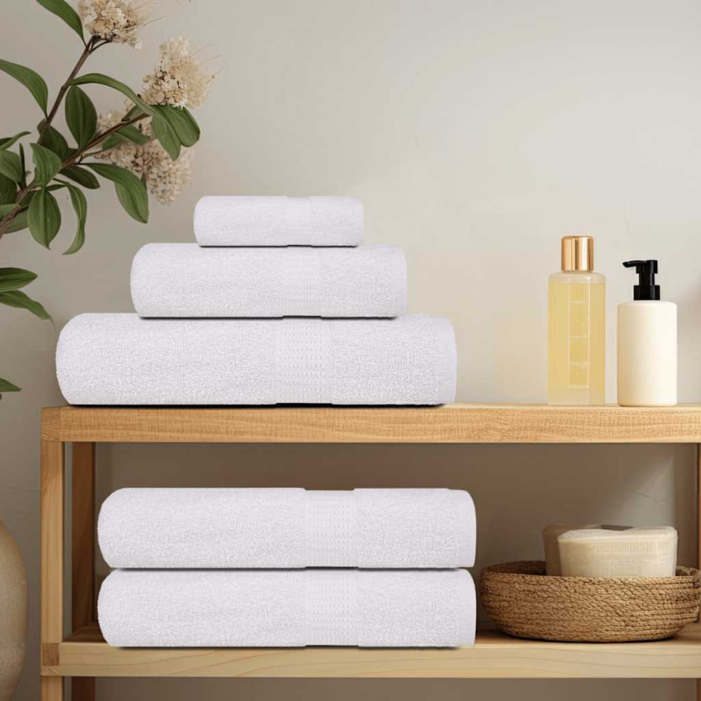 Ručnici za saunu FROGN 4 kom bijeli 80x200 cm 360 g/m²