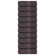 Ručnici za goste FROGN 10 kom antracit 30x50 cm 360 g/m²