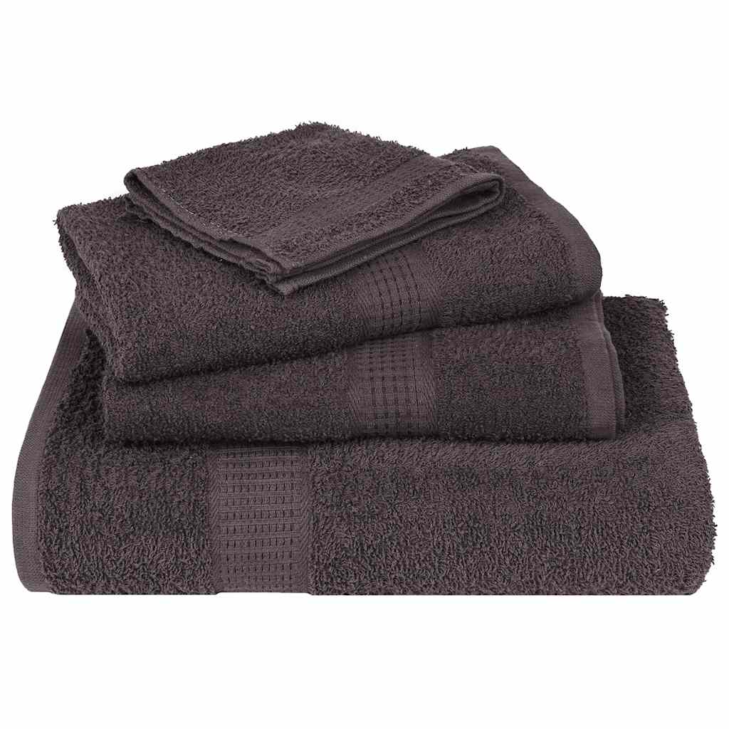 Ručnici za goste FROGN 10 kom antracit 30x50 cm 360 g/m²