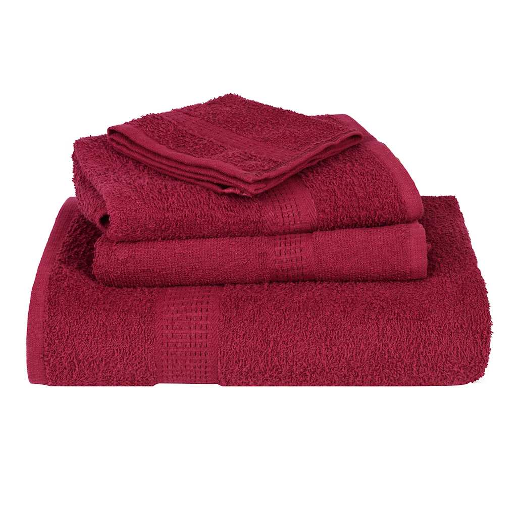 Ručnici za pranje FROGN 10 kom bordo 30x30 cm 360 g/m²