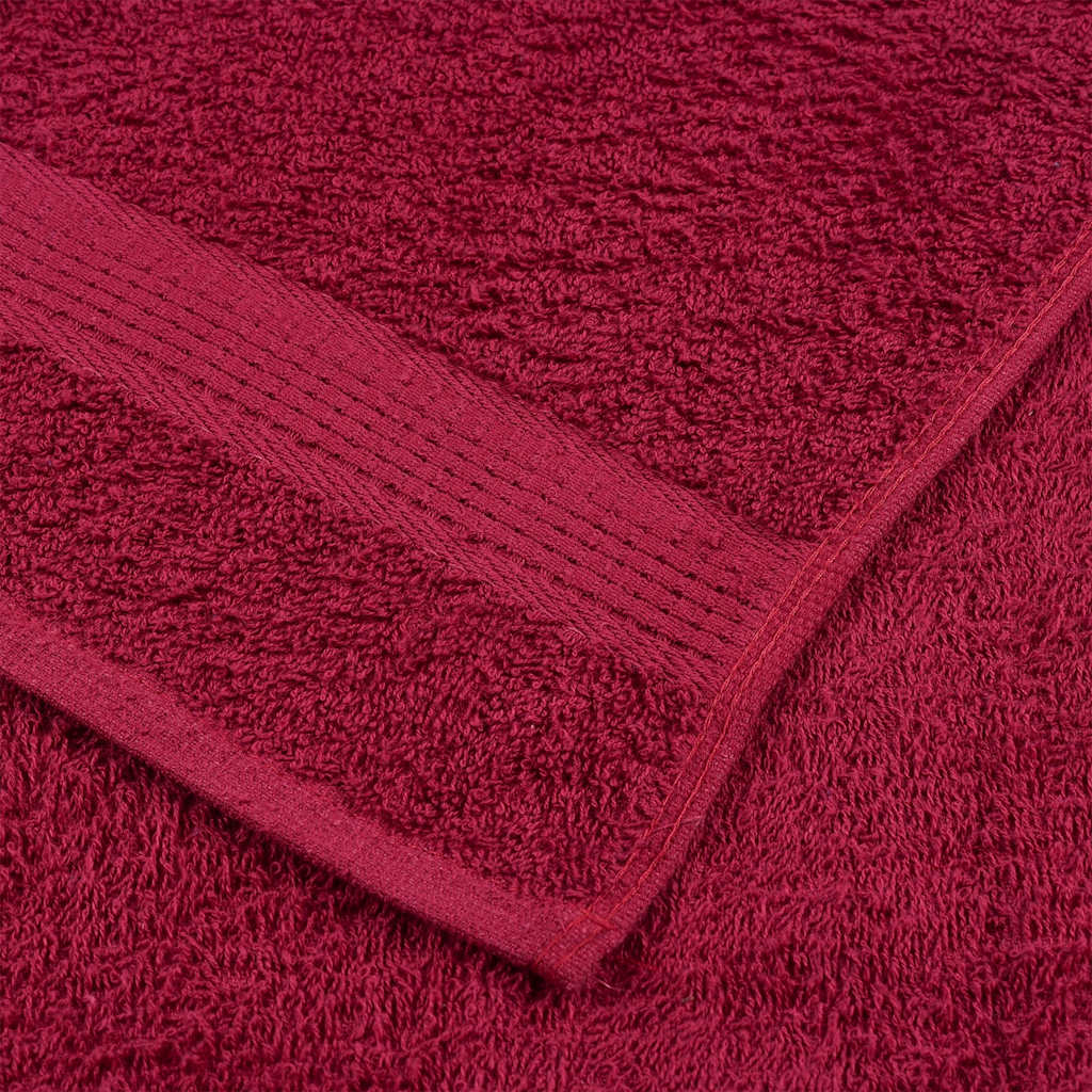 Ručnici za ruke FROGN 10 kom bordo 50x100 cm 360 g/m²
