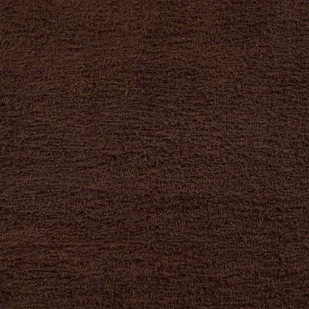 Ručnici za kupanje FROGN 10 kom smeđi 100x150 cm 360 g/m²