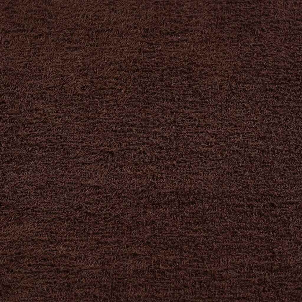 Ručnici za saunu FROGN 10 kom smeđi 80x200 cm 360 g/m²