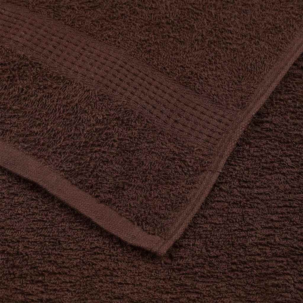 Ručnici FROGN 4 kom smeđi 100x200 cm 360 g/m²