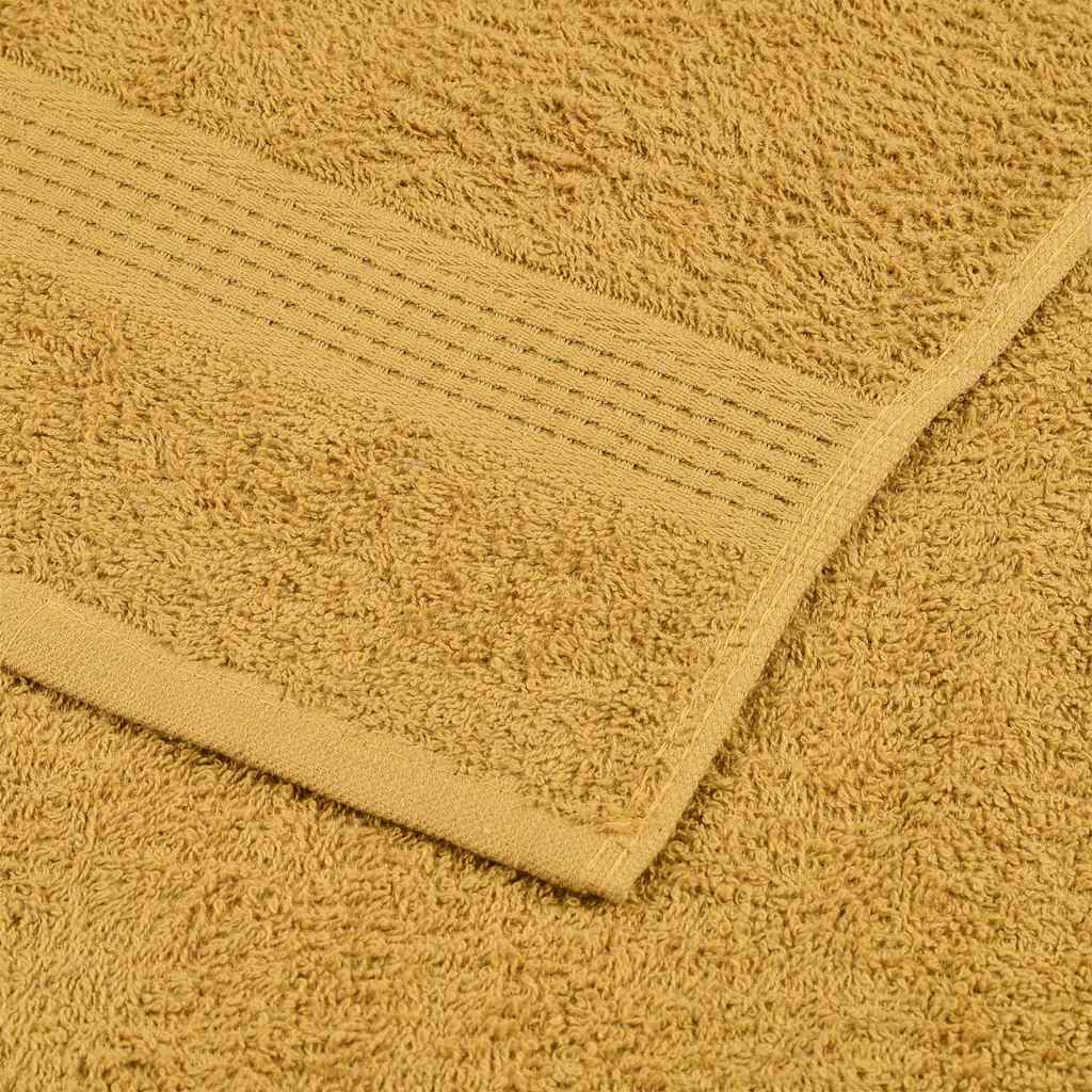 Ručnici za pranje FROGN 4 kom zlatne 30x30 cm 360 g/m²