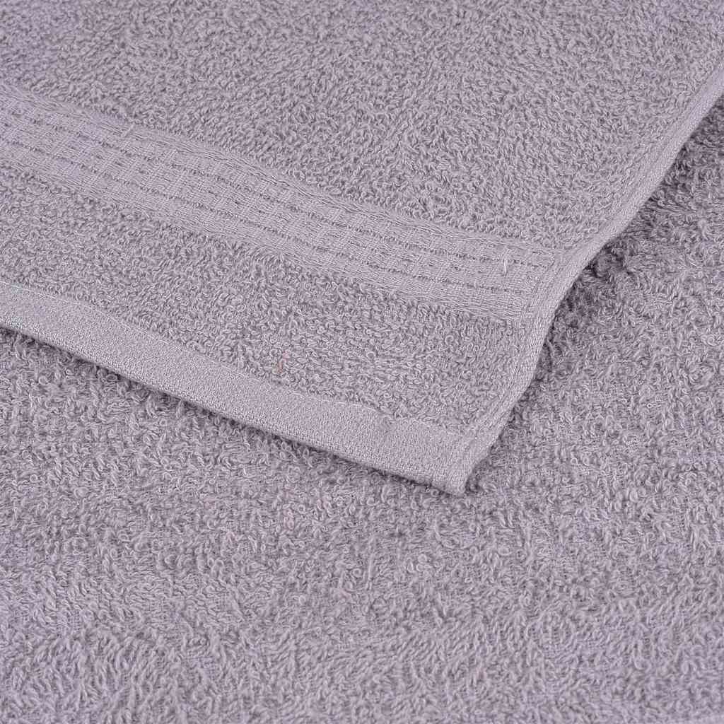 Ručnici za tuširanje FROGN 4 kom sivi 70x140 cm 360 g/m²