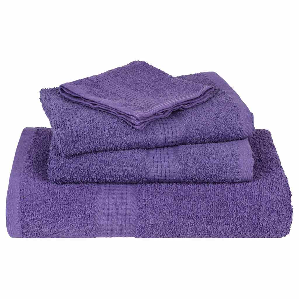 Ručnici za pranje FROGN 10 kom ljubičaste 30x30 cm 360 g/m²