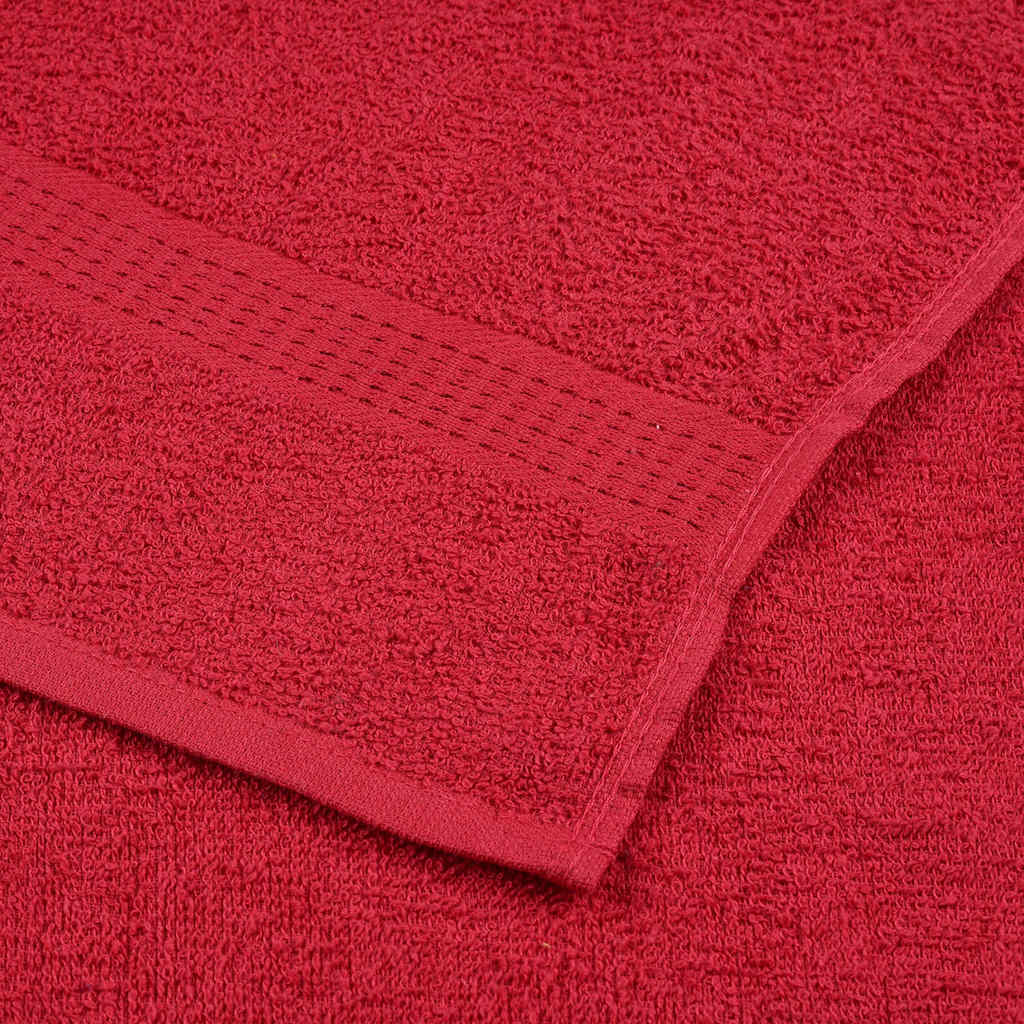 Ručnici za kupanje ŽABA 2 kom. Crveni 100x150 cm 360 g/m²