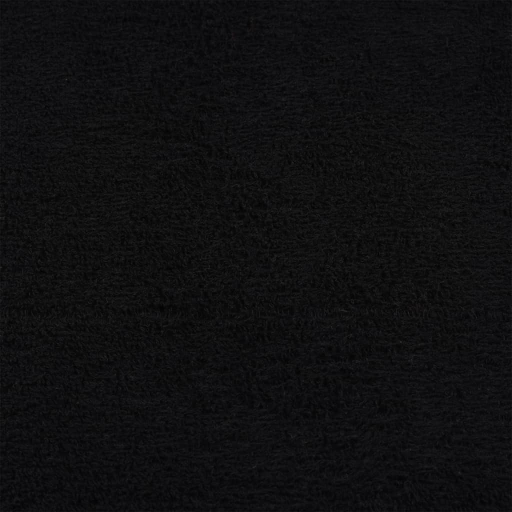 Ručnici za tuširanje FROGN 4 kom crne 70x140 cm 360 g/m²
