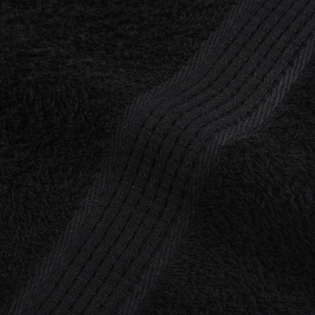 Ručnici za tuširanje FROGN 4 kom crne 70x140 cm 360 g/m²