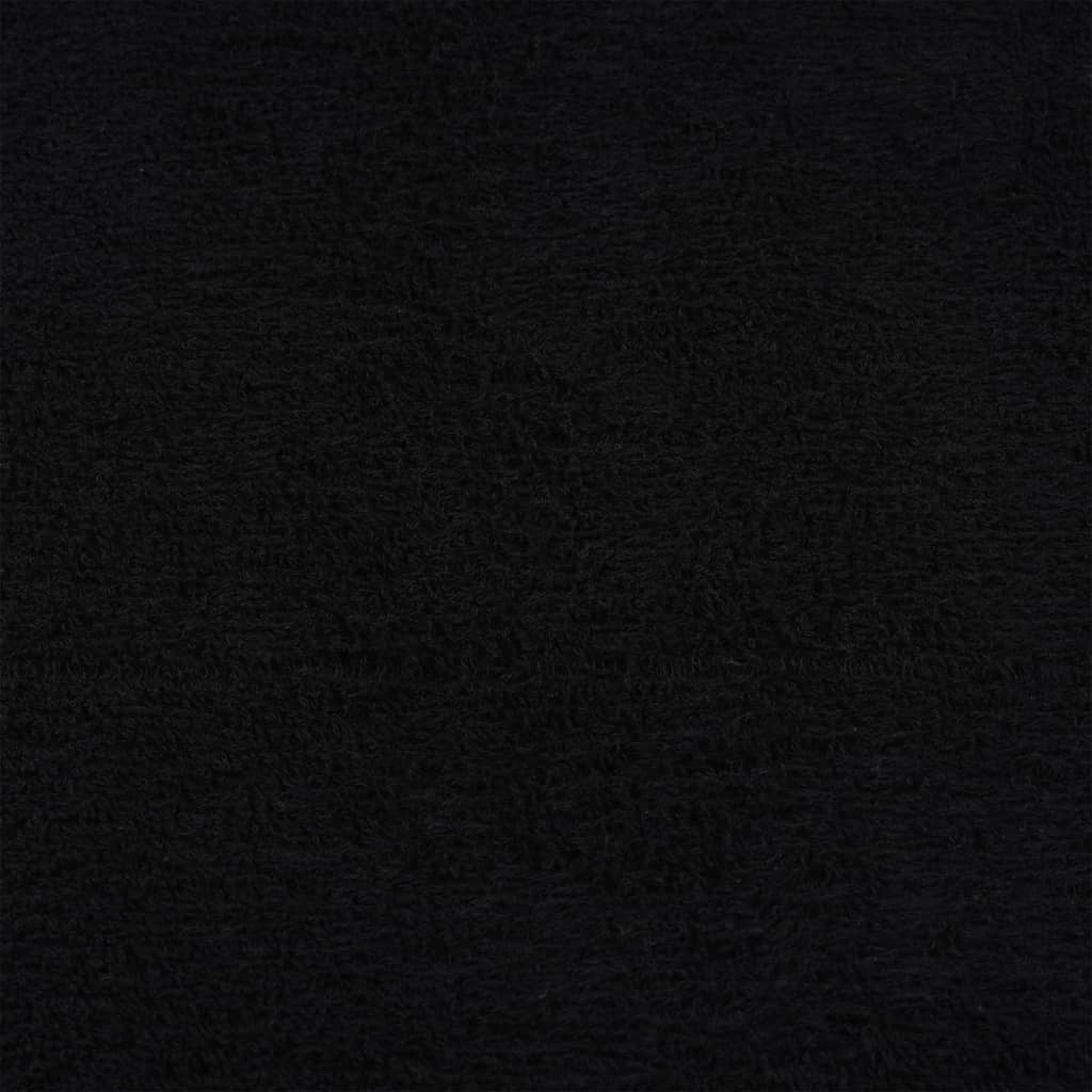 Ručnici za kupanje FROGN 2 kom crni 100x150 cm 360 g/m²