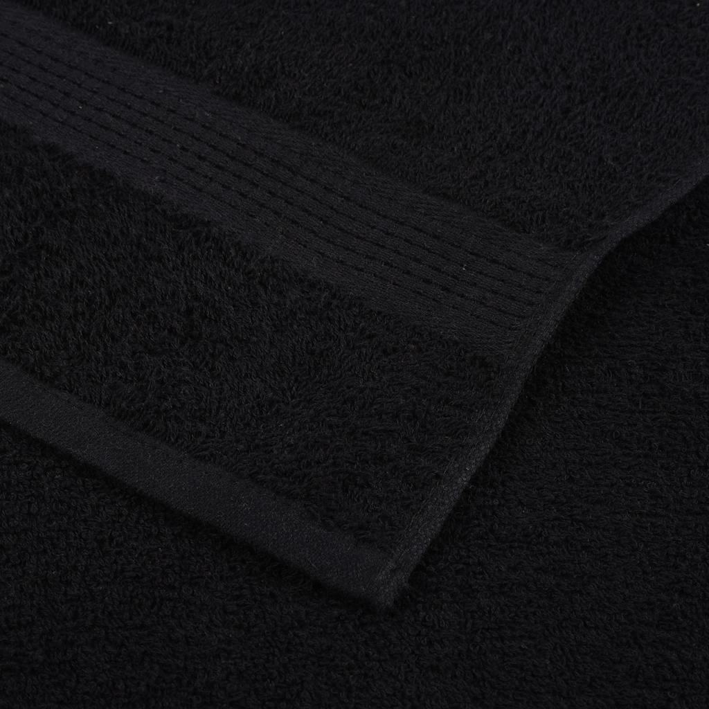 Ručnici za kupanje FROGN 2 kom crni 100x150 cm 360 g/m²