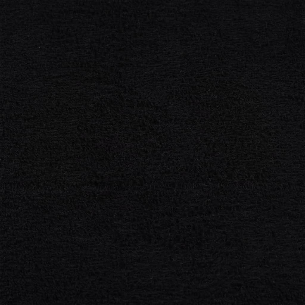 Ručnici FROGN 10 kom crni 100x200 cm 360 g/m²