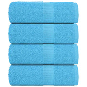 Ručnici za goste FROGN 4 kom. tirkizne 30x50 cm 360 g/m²