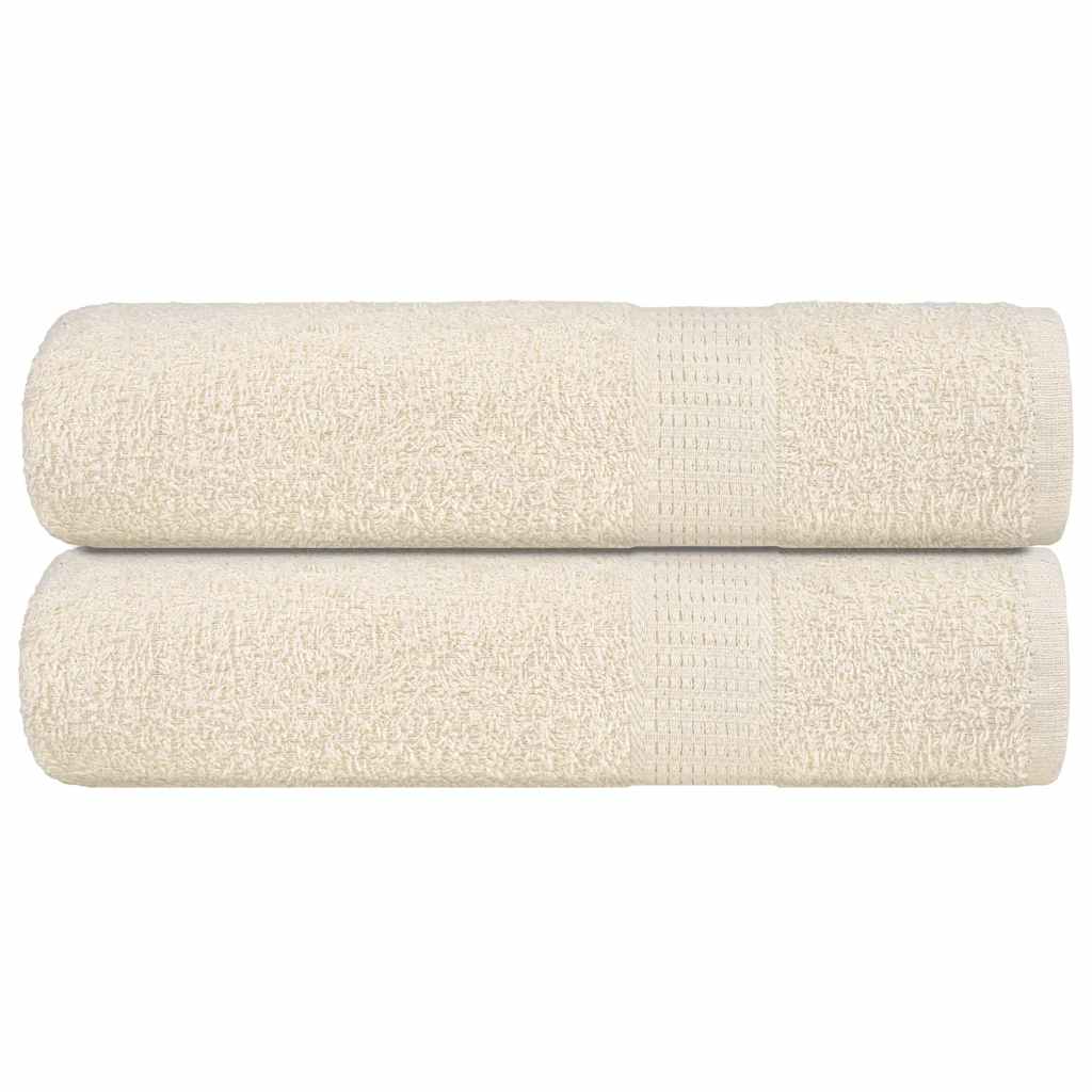 Ručnici za kupanje FROGN 2 kom. Krem 100x150 cm 360 g/m²
