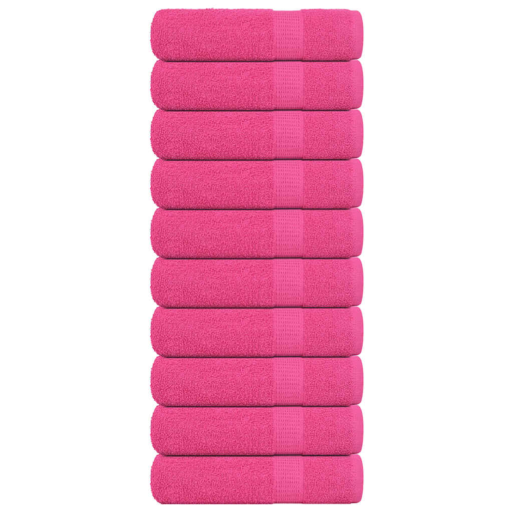 Ručnici za kupanje FROGN 10 kom roza 100x150 cm 360 g/m²