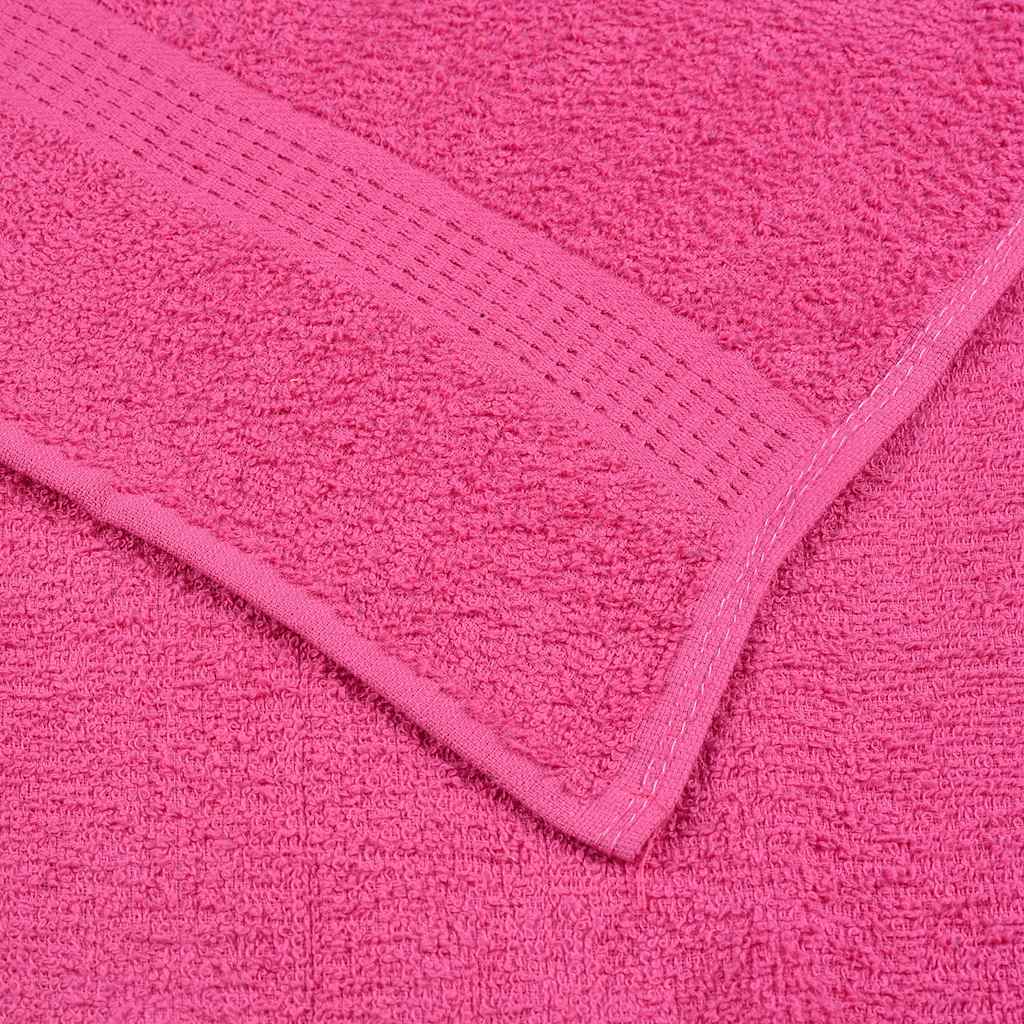 Ručnici za saunu FROGN 10 kom roza 80x200 cm 360 g/m²