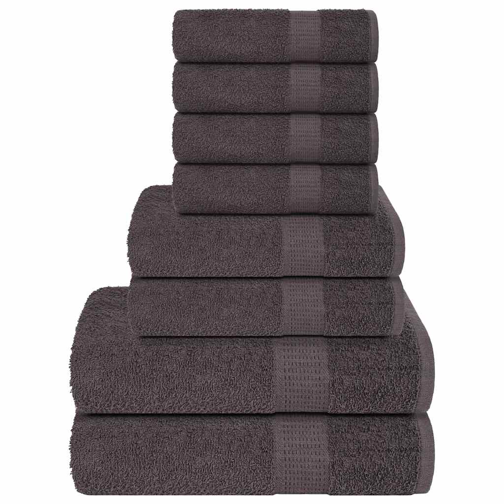 Set ručnika FROGN od 8 dijelova antracit 360 g/m²