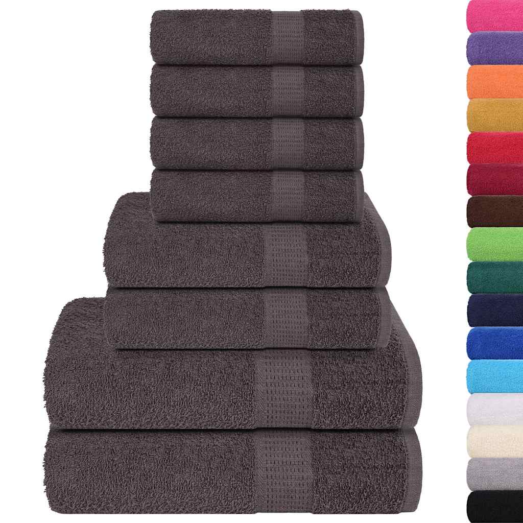 Set ručnika FROGN od 8 dijelova antracit 360 g/m²