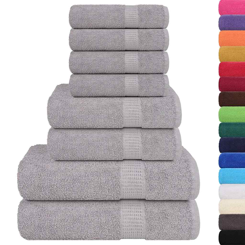 Set ručnika FROGN od 8 dijelova sivi 360 g/m²
