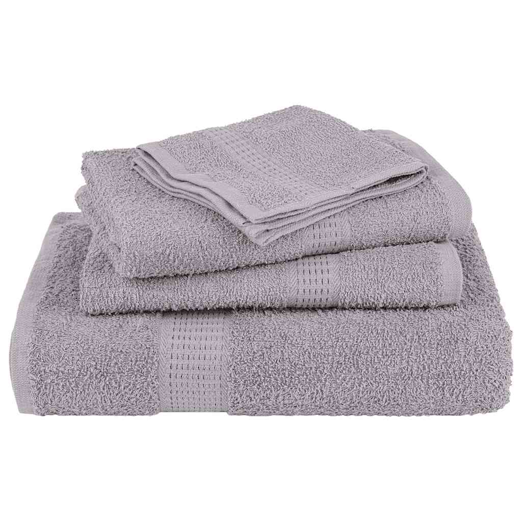 Set ručnika FROGN od 8 dijelova sivi 360 g/m²