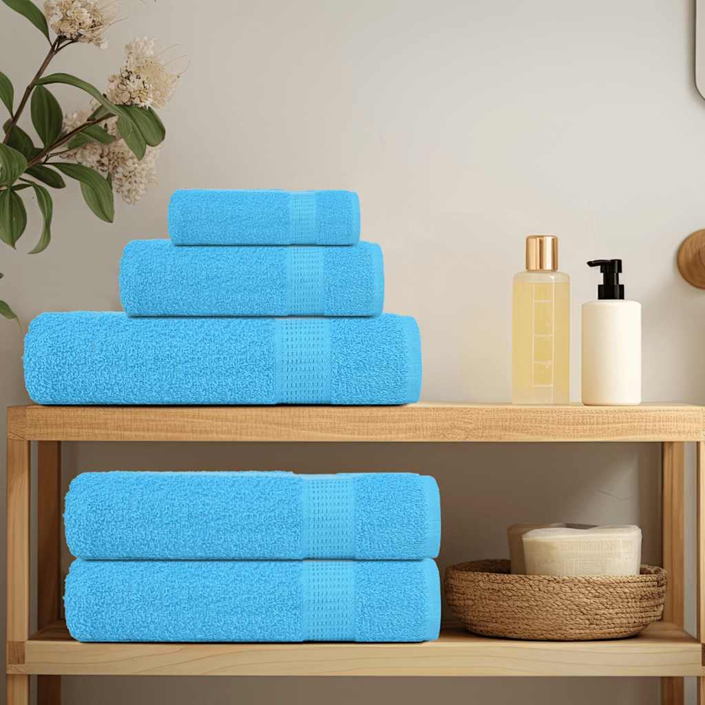 Set ručnika od 8 dijelova FROGN tirkizni 360 g/m²