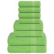 Set ručnika FROGN od 8 dijelova jabukasto zelene boje 360 g/m²