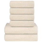 Set ručnika FROGN od 6 dijelova krem boje 360 g/m²