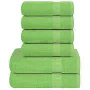 Set ručnika FROGN od 6 dijelova jabukasto zelene boje 360 g/m²