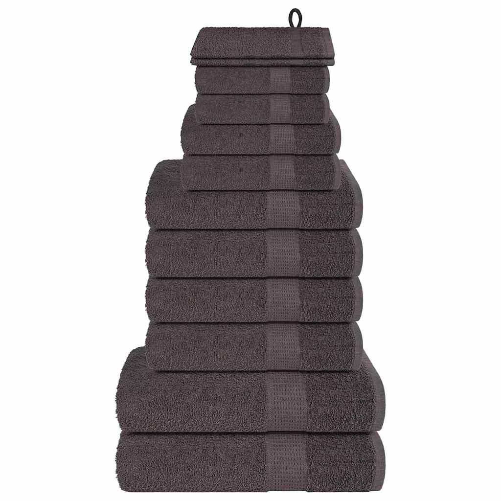 Set ručnika FROGN od 12 dijelova antracit 360 g/m²