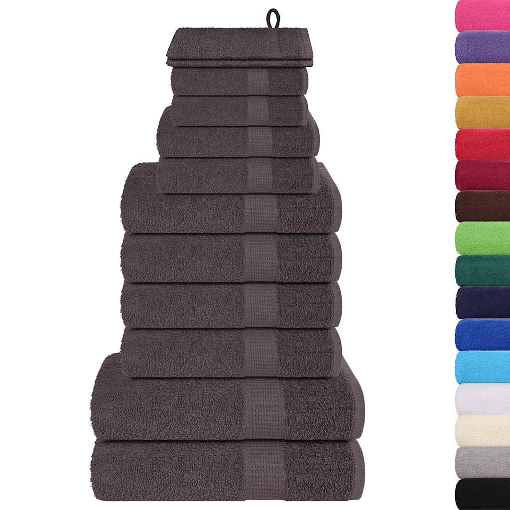 Set ručnika FROGN od 12 dijelova antracit 360 g/m²
