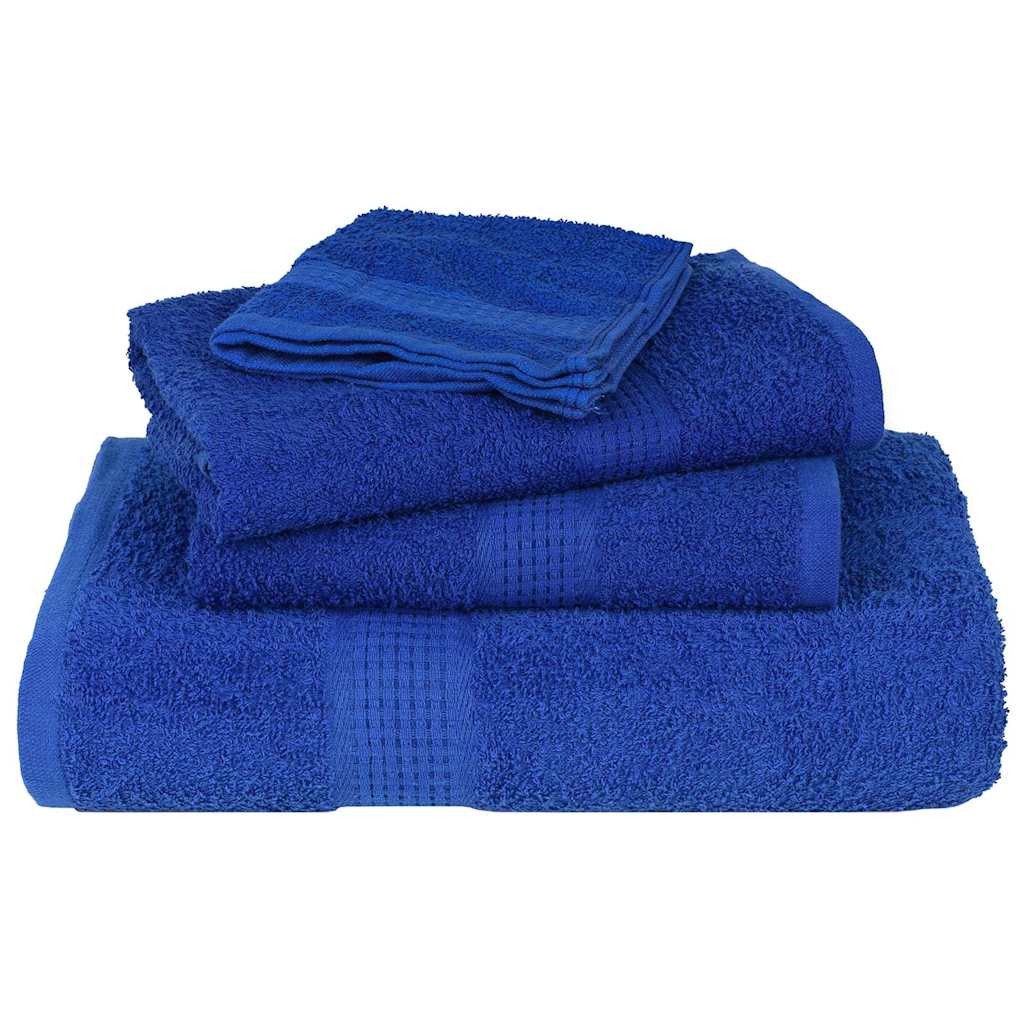 Set ručnika FROGN od 12 dijelova plavi 360 g/m²