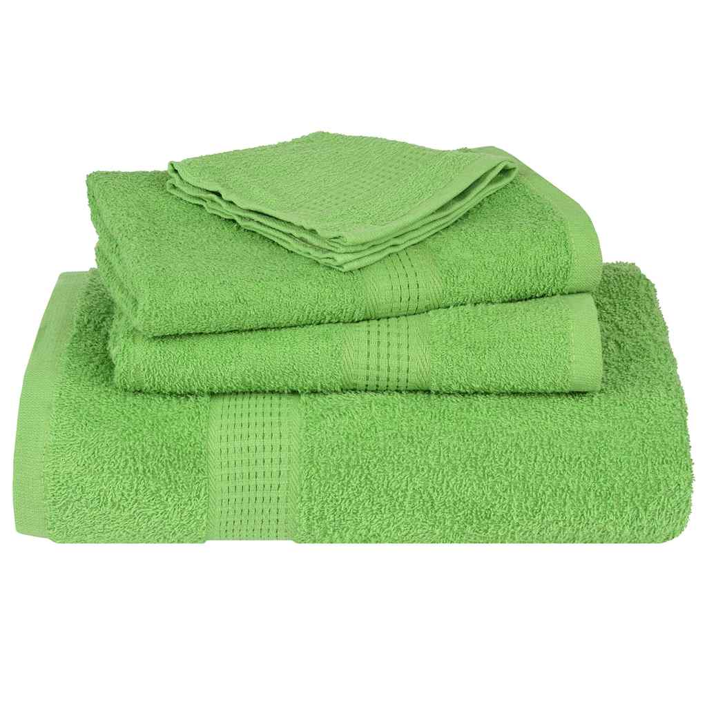 Set ručnika FROGN od 12 dijelova jabukasto zelene boje 360 g/m²