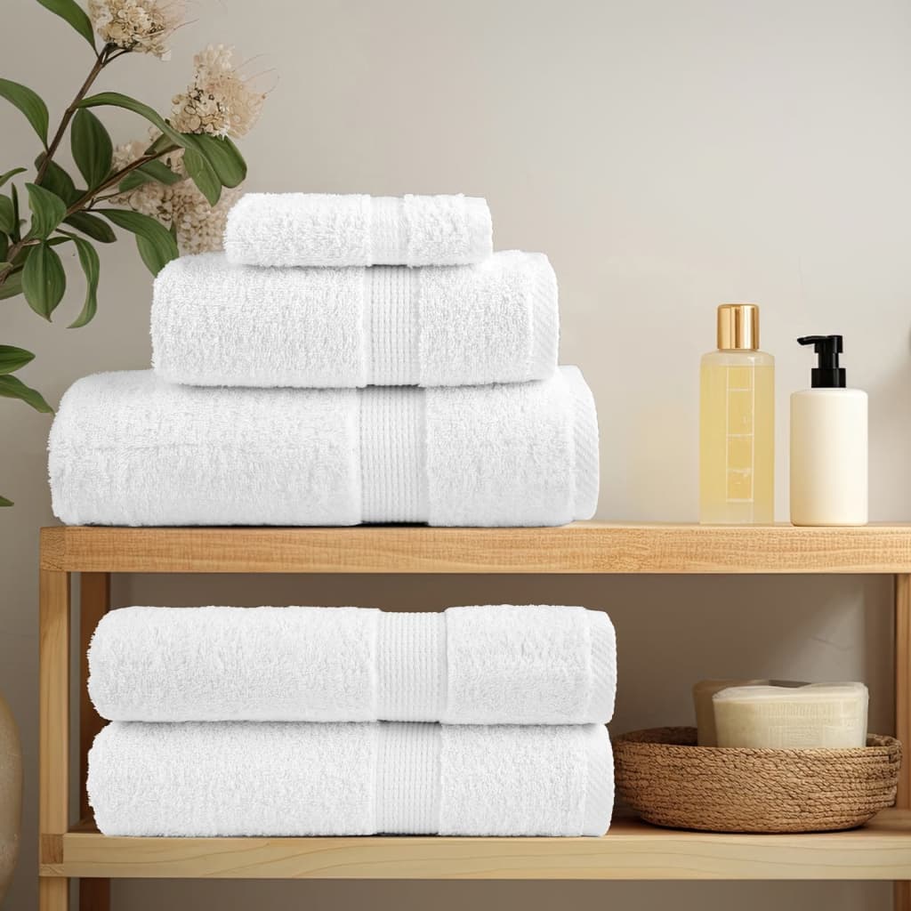 Premium ručnici za pranje SOLUND 2 kom. Bijeli 30x30 cm 600 g/m²