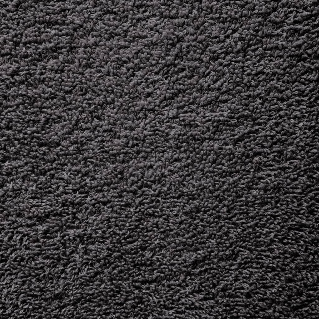 Ručnici za ruke SOLUND 10 kom antracit 50 x 100 cm 600 gsm