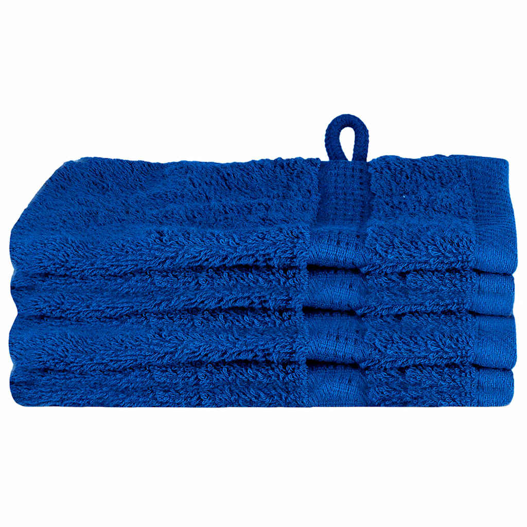 Ručnik za Goste SOLUND 4 pcs Plava 15 x 21 cm 550 gsm